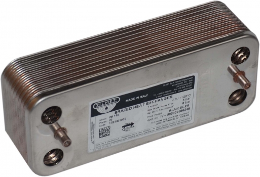 Пластинчатый теплообменник Zilmet ZB 190 (INOX AISI 316L) 20 пластин