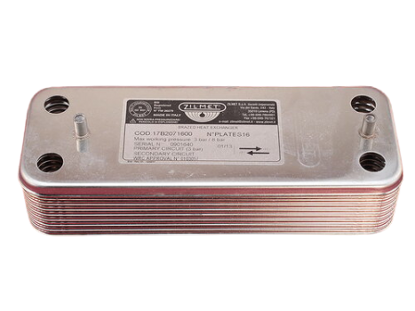 Пластинчатый теплообменник Zilmet ZB 207 (INOX AISI 316L) 16 пластин